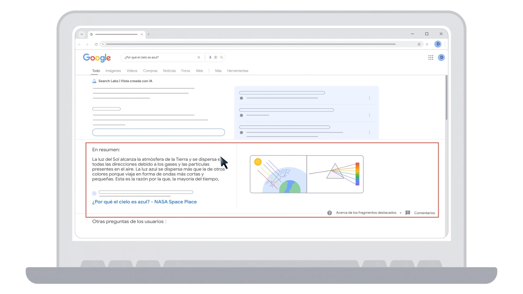 Cómo funcionan los fragmentos destacados en Google