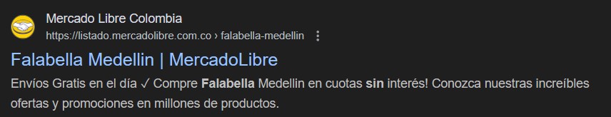 Google retiró contenido de Mercado Libre de los resultados de búsqueda por uso indebido de la palabra Falabella, Endupla SEO Growth Partners Resultados de búsqueda de Falabella en Google arrojan contenido de Mercado Libre