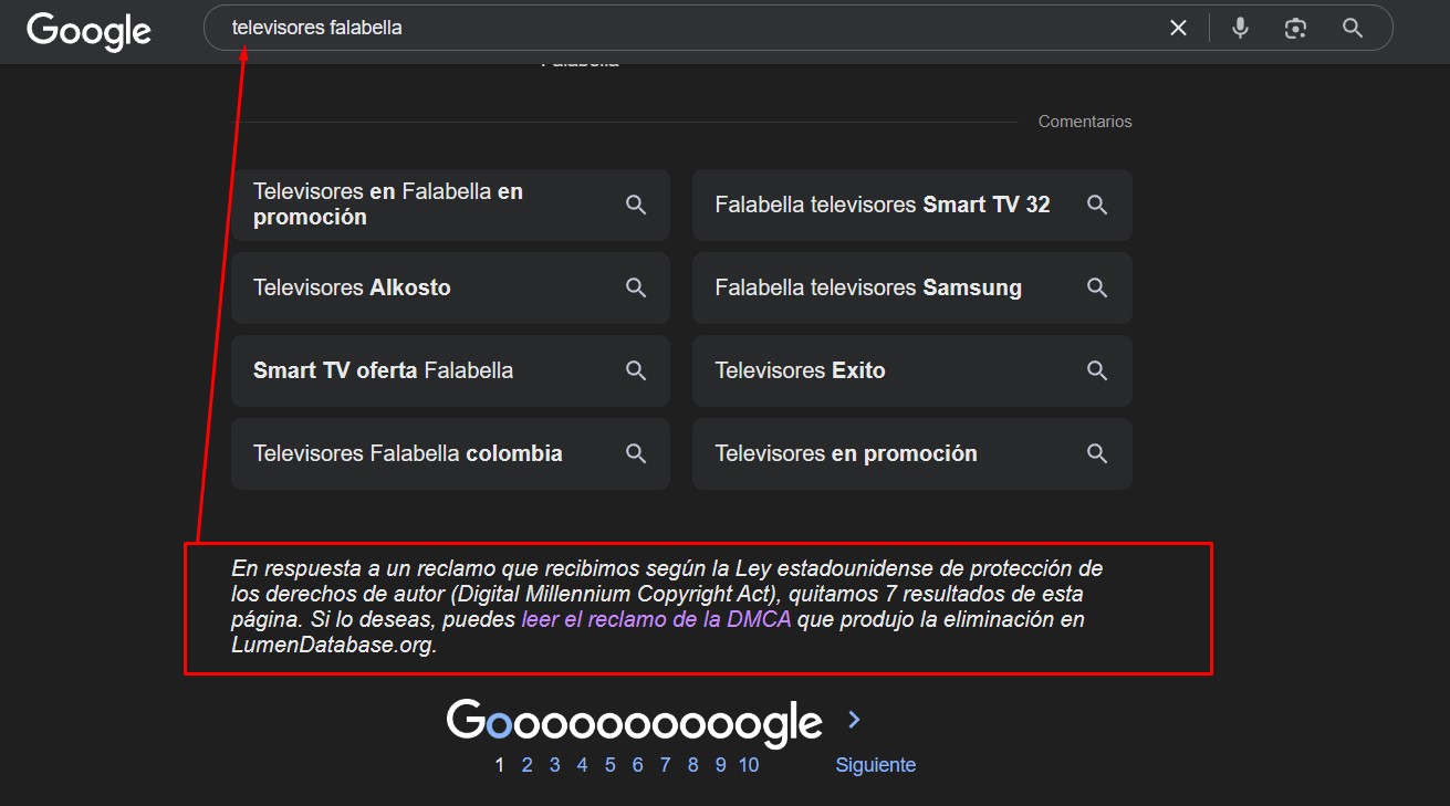 Google retiró contenido de Mercado Libre de los resultados de búsqueda por uso indebido de la palabra Falabella, Endupla SEO Growth Partners Google retira Mercado Libre de los resultados de búsqueda con la palabra Falabella